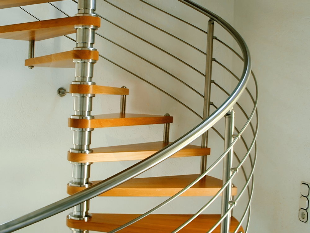 Corrimão Guarda-Corpo Inox Espiral