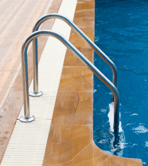CORRIMÃO DE PISCINA INOX