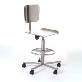 cadeira para laboratório em aço inox