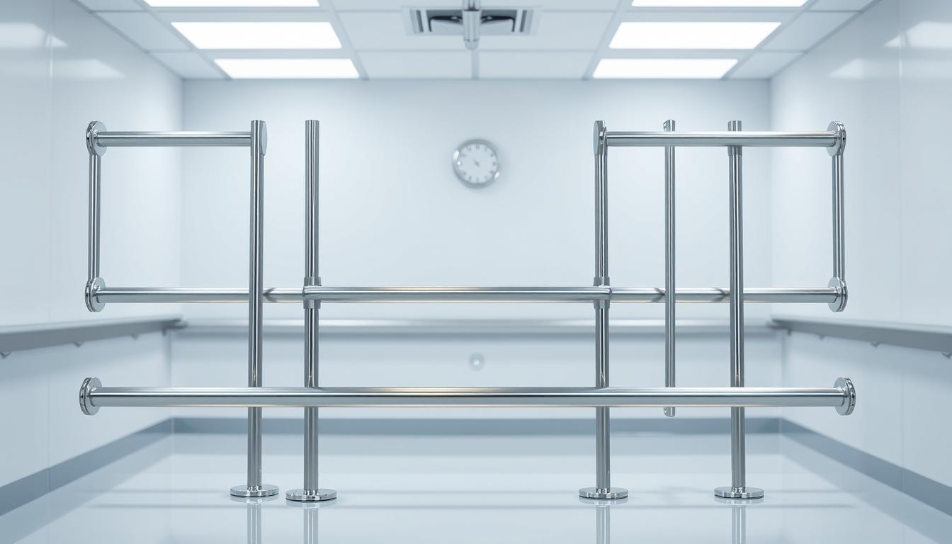 7 diferenciais barras apoio aço inox hospitais e clínicas