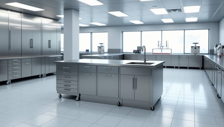 10 Vantagens Técnicas das Bancadas em Aço Inox para Indústrias e Laboratórios