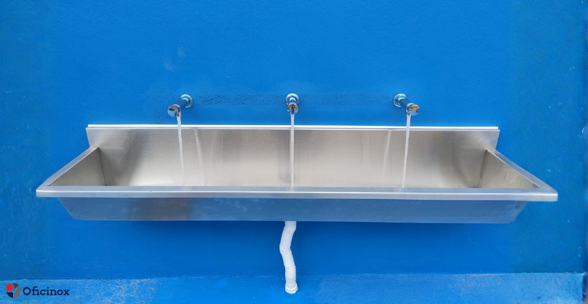 Aço inox enferruja? 2 Lavatório Em Inox Oficinox