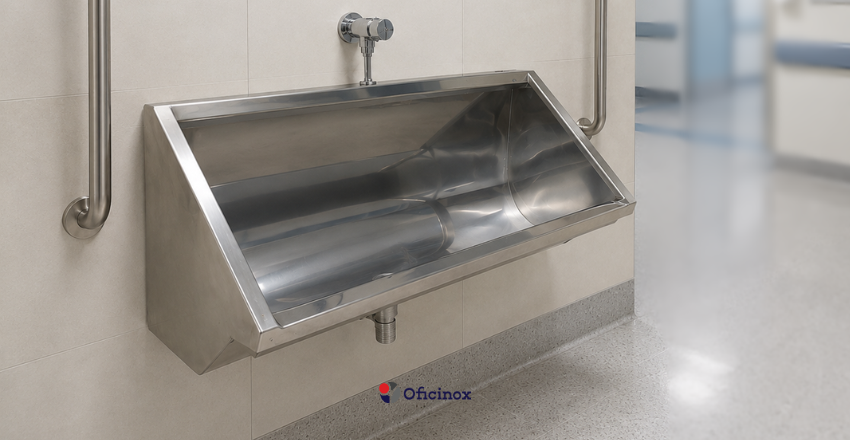 Mictório de Inox em Ambientes Corporativos: Soluções Higiênicas para Hospitais e Indústrias 1 Mictório Inox para ambientes hospitalares